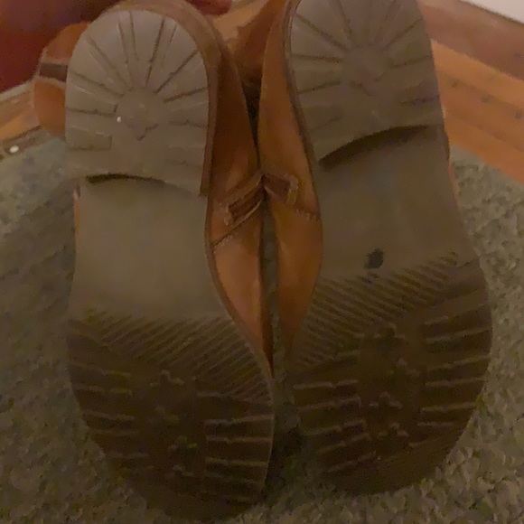 Cognac real leather riding boots (size 8) - Picture 2 of 3